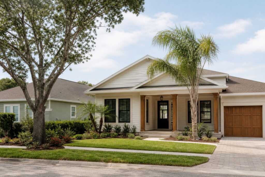 Tampa neighborhood with well-kept homes and quiet residential streets, an established residential neighborhood